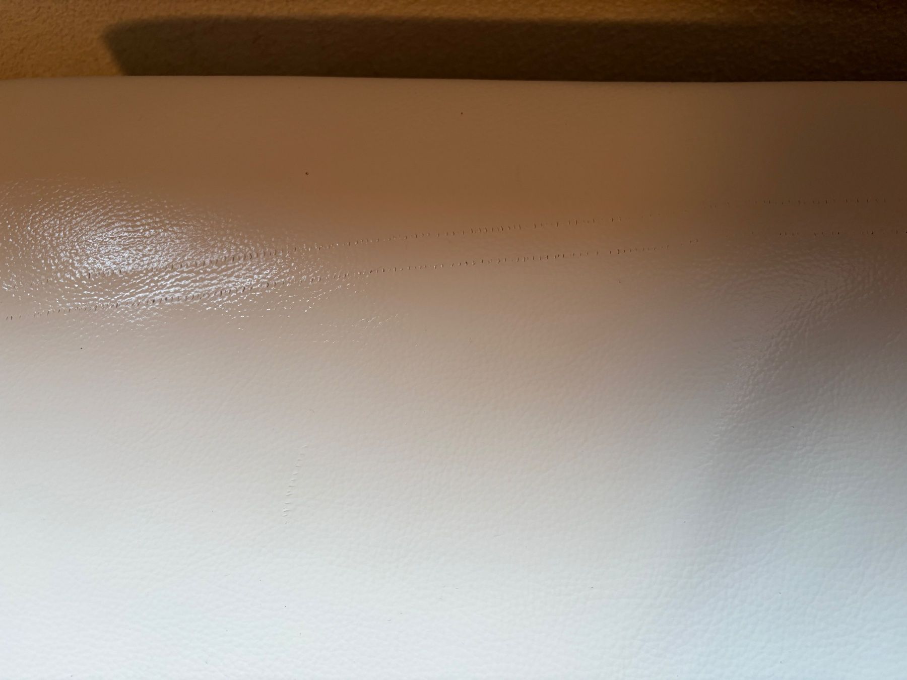 Divani: Weisses echt Leder Ecksofa mit Kissen – Usato da Vilters venduto da pizol03 8