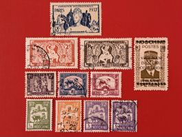 Timbres Indochine 