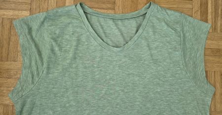 Tshirt vert chiné