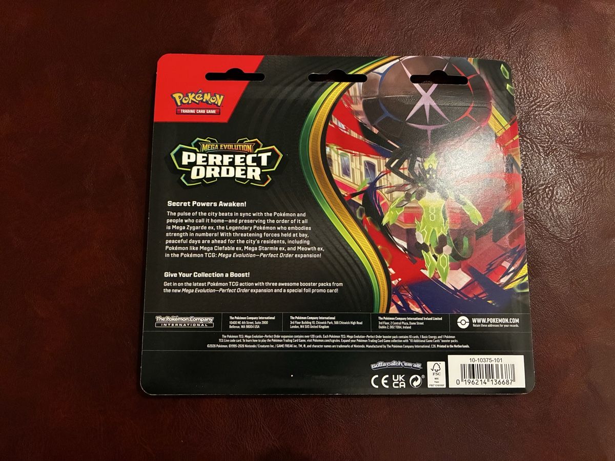 Pokémon Sammelbilder & Trading cards: Pokemon TCG Mega Evolution Perfect Order Blister OVP – Neu und originalverpackt aus Zollikofen von alphabra 1
