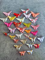 30 kleine Origami Schmetterlinge  - versch. Grössen