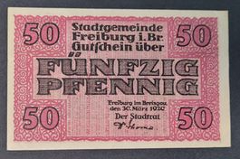50 PFENNIG / FREIBURG 1920