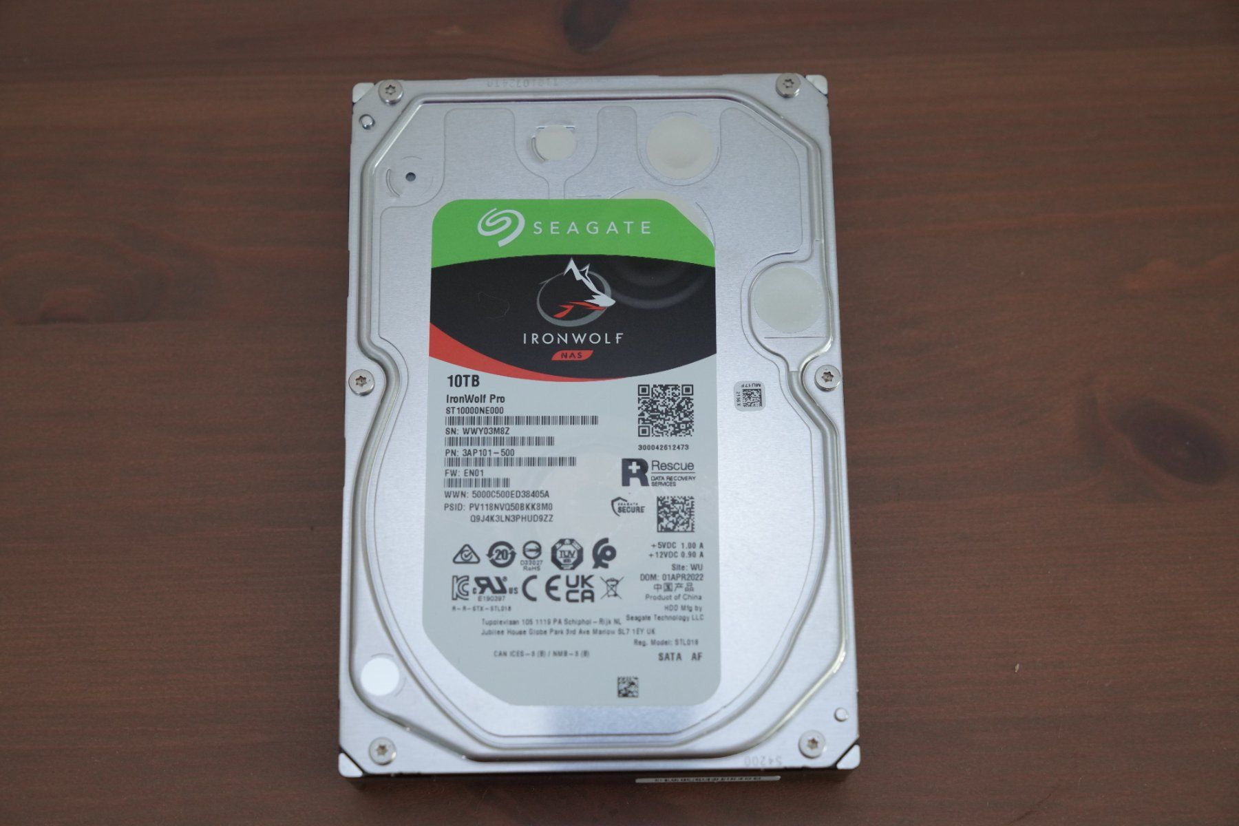 Seagate Dischi rigidi: Disk SATA 10Tb Seagate IronWolf Pro NAS - 11853 Stunden – Usato da Zürich venduto da Lock5151