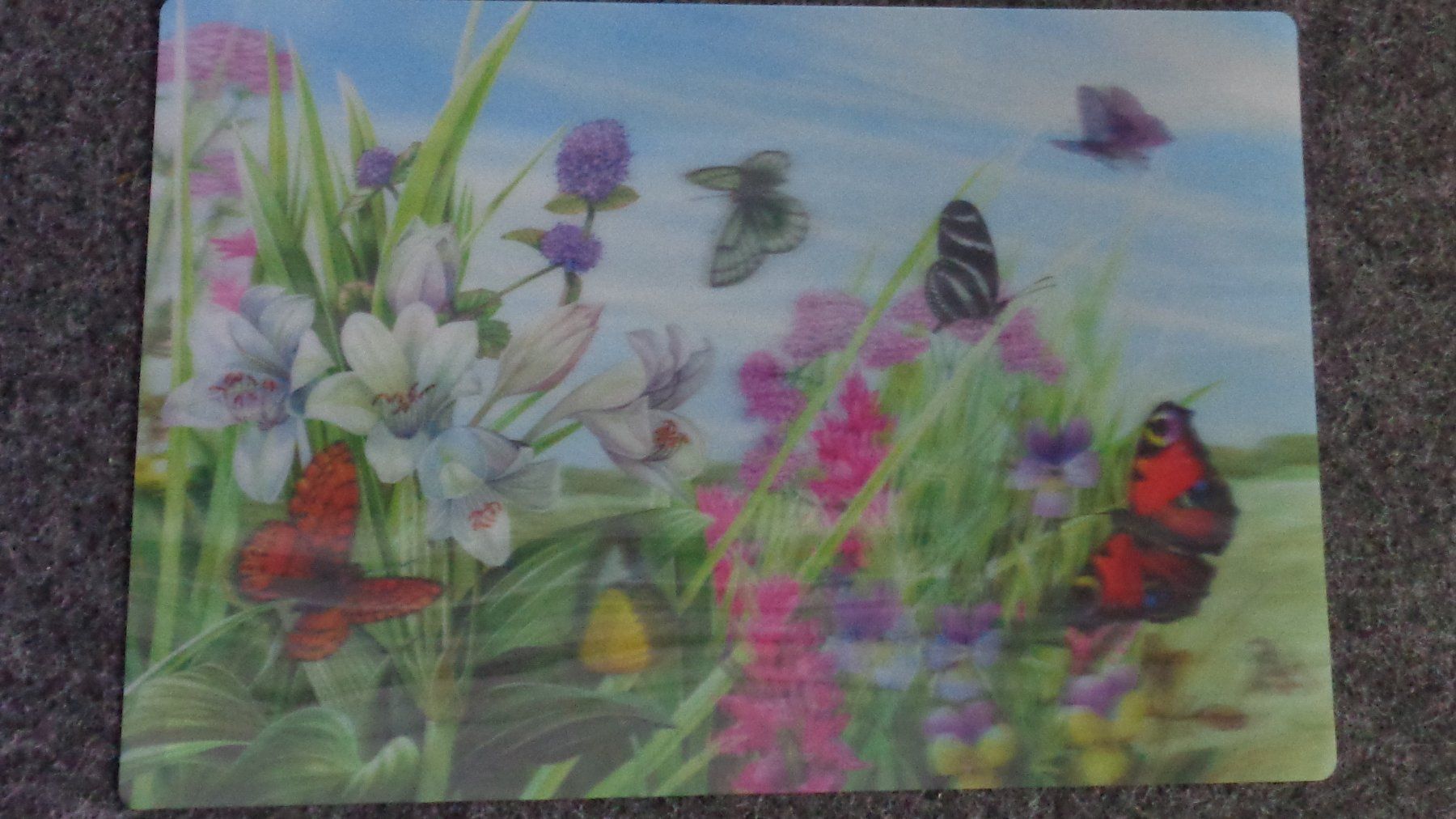 Set di tavolo e panche: TISCH SET BLUMENWIESE 3-D EFFEKT 4 STCK – Nuovo e nell'imballaggio originale da Lausanne venduto da kiliman73 4