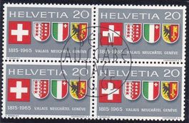 ET 4er Block Wappen 1965