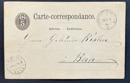 POSTKARTE 1878