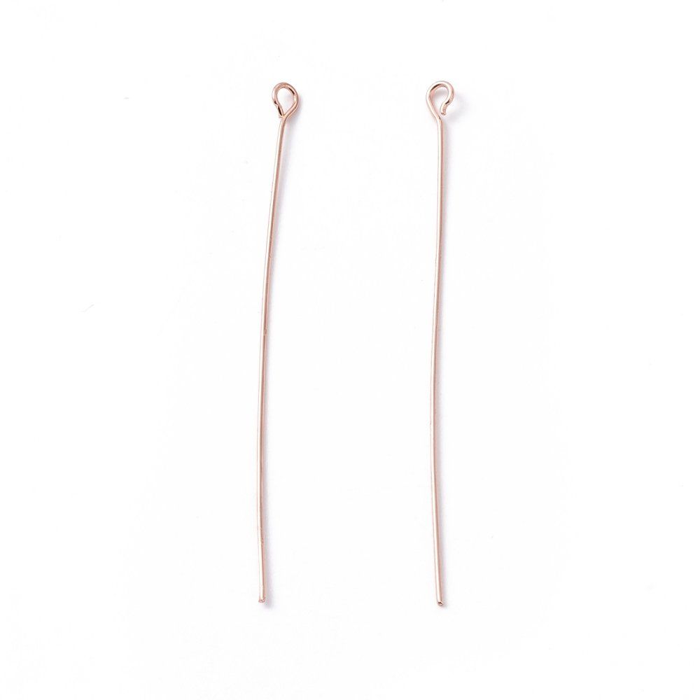 Penna & Evidenziatori: 10 Kettelstifte Messing rose-gold 50mm – Nuovo (secondo la descrizione) da Alpnachstad venduto da perlengaby