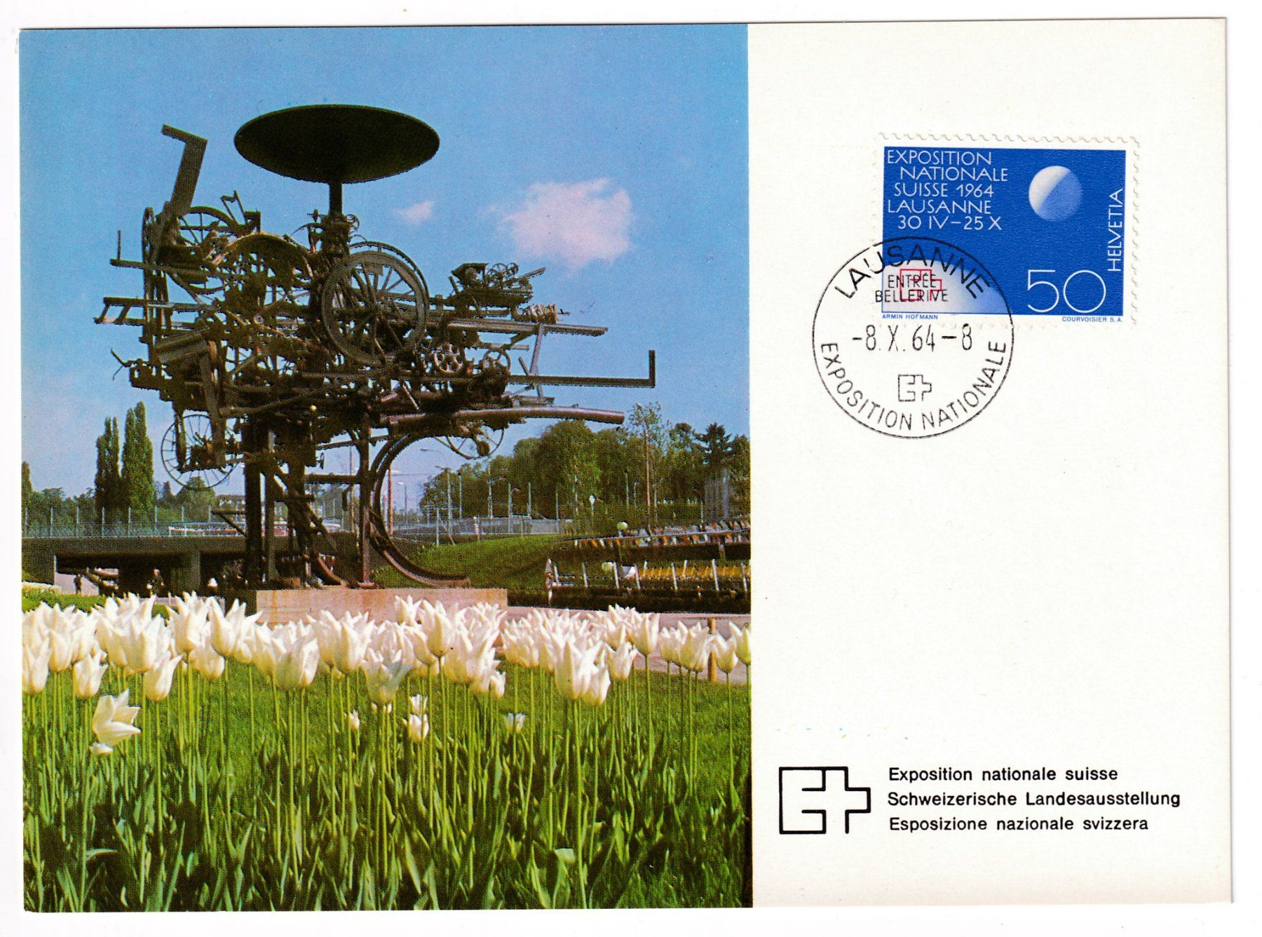 Alle Briefmarken: Landesausstellungs Karten 1964 – Gebraucht aus Neuchâtel von karlpierrino 3