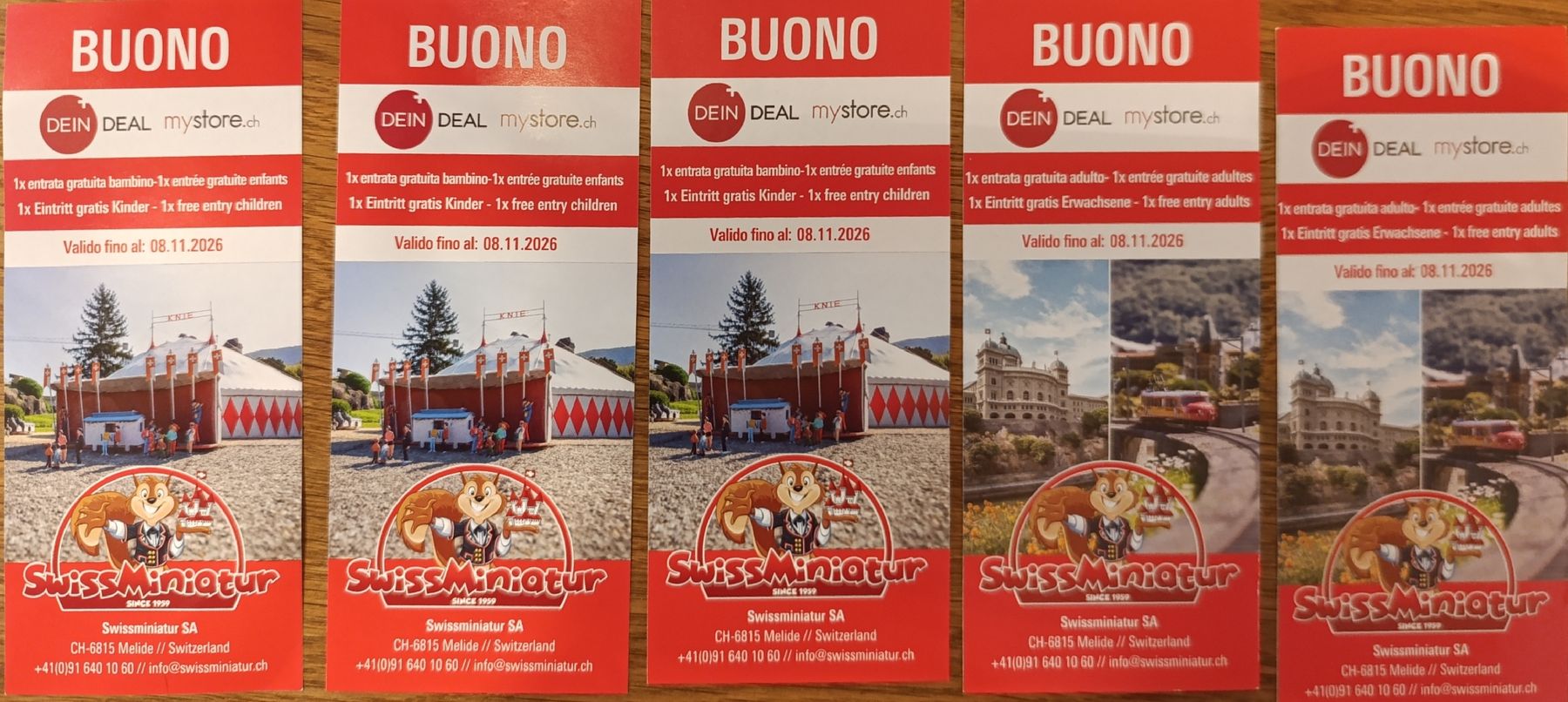 Biglietti: Swissminiatur Tickets – Nuovo e nell'imballaggio originale da Burgdorf venduto da ogiste01