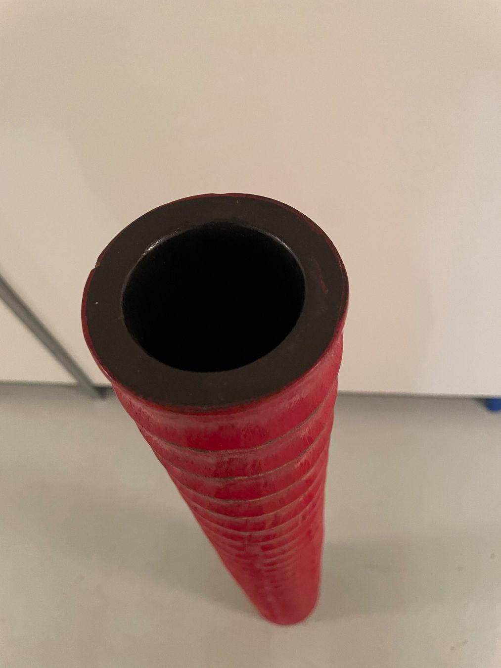Vasi & Recipienti: Holzvase Handarbeit, rot, 114cm – Usato da Lenzerheide/Lai venduto da reblulai 3