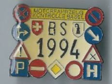 Motorfahrzeugkontrolle Basel, Pin