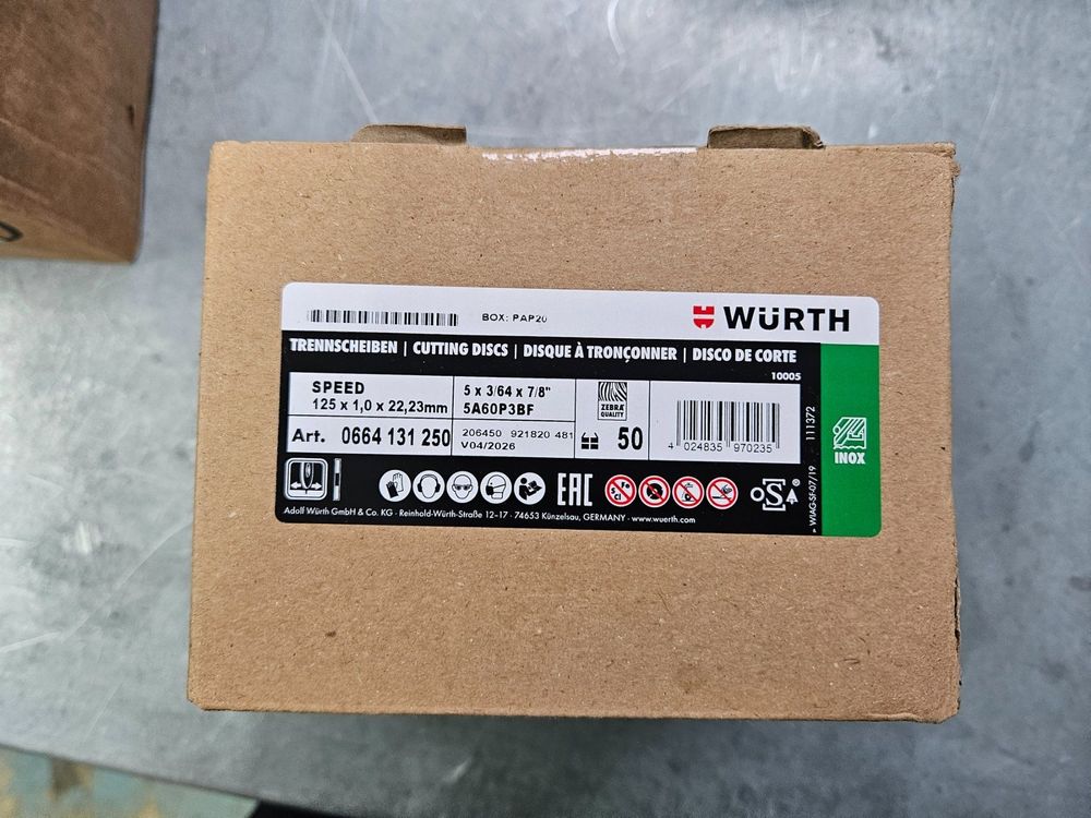 Boite 50 pièces disque meuleuse 125mm | Kaufen auf Ricardo