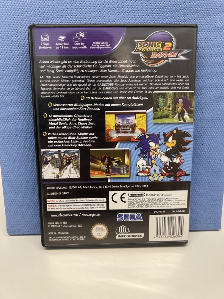 Spiele: Sonic Adventure 2 Battle Nintendo GameCube – Gebraucht aus Oberengstringen von nedjo01 1