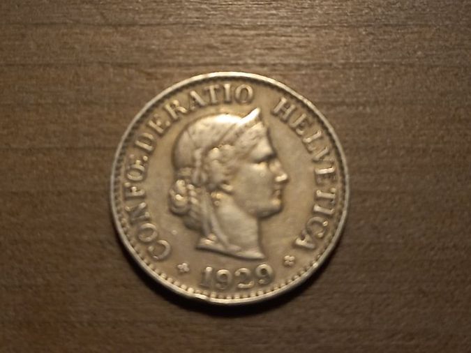 Tutti le monete: 10 Rappen 1929 – Usato da Zürich venduto da Hofzgee 1