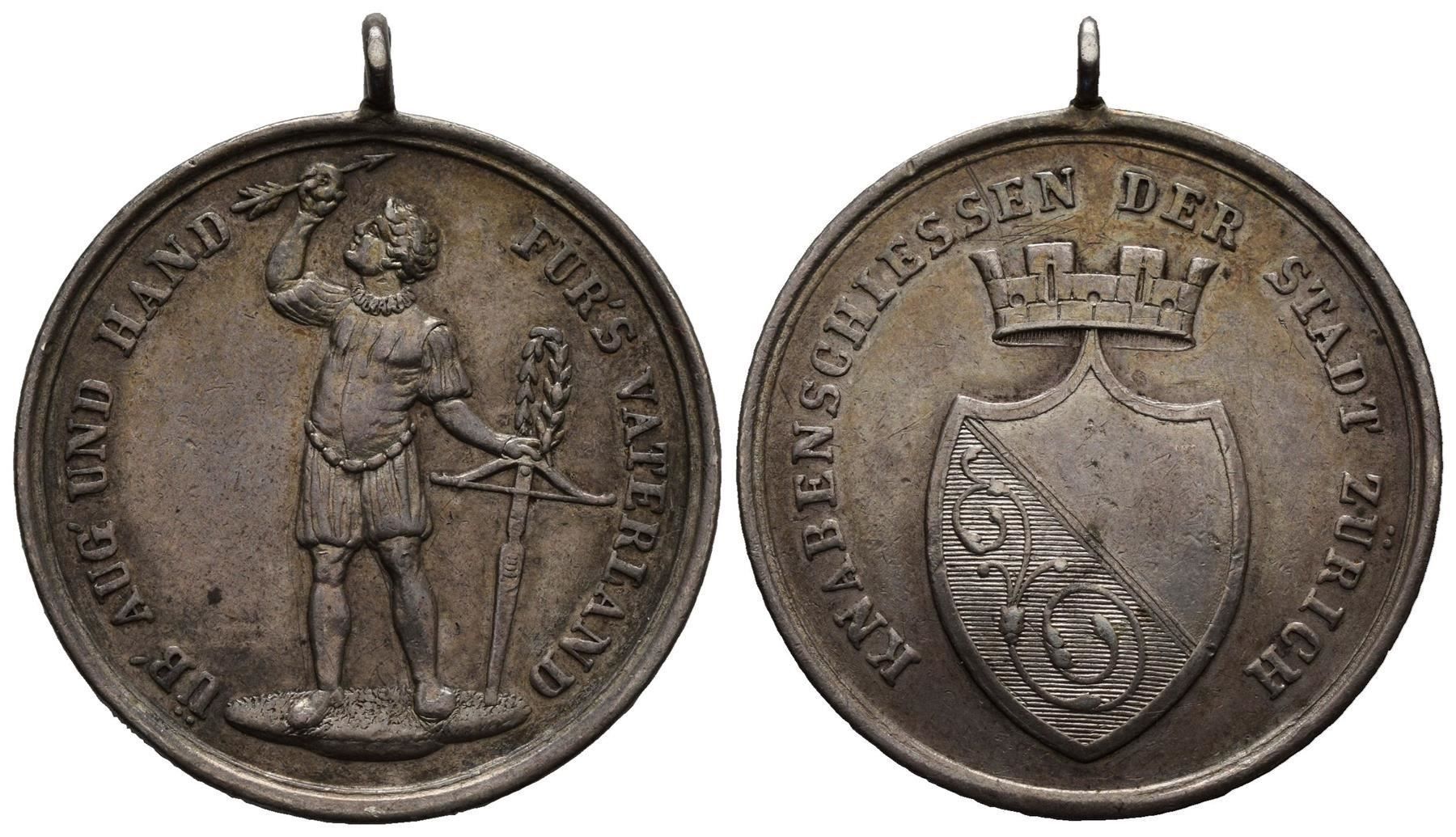 Medaglie: ZH Knabenschiessen Ri:1935a /528/ – Usato da Trimbach venduto da Solothurn1