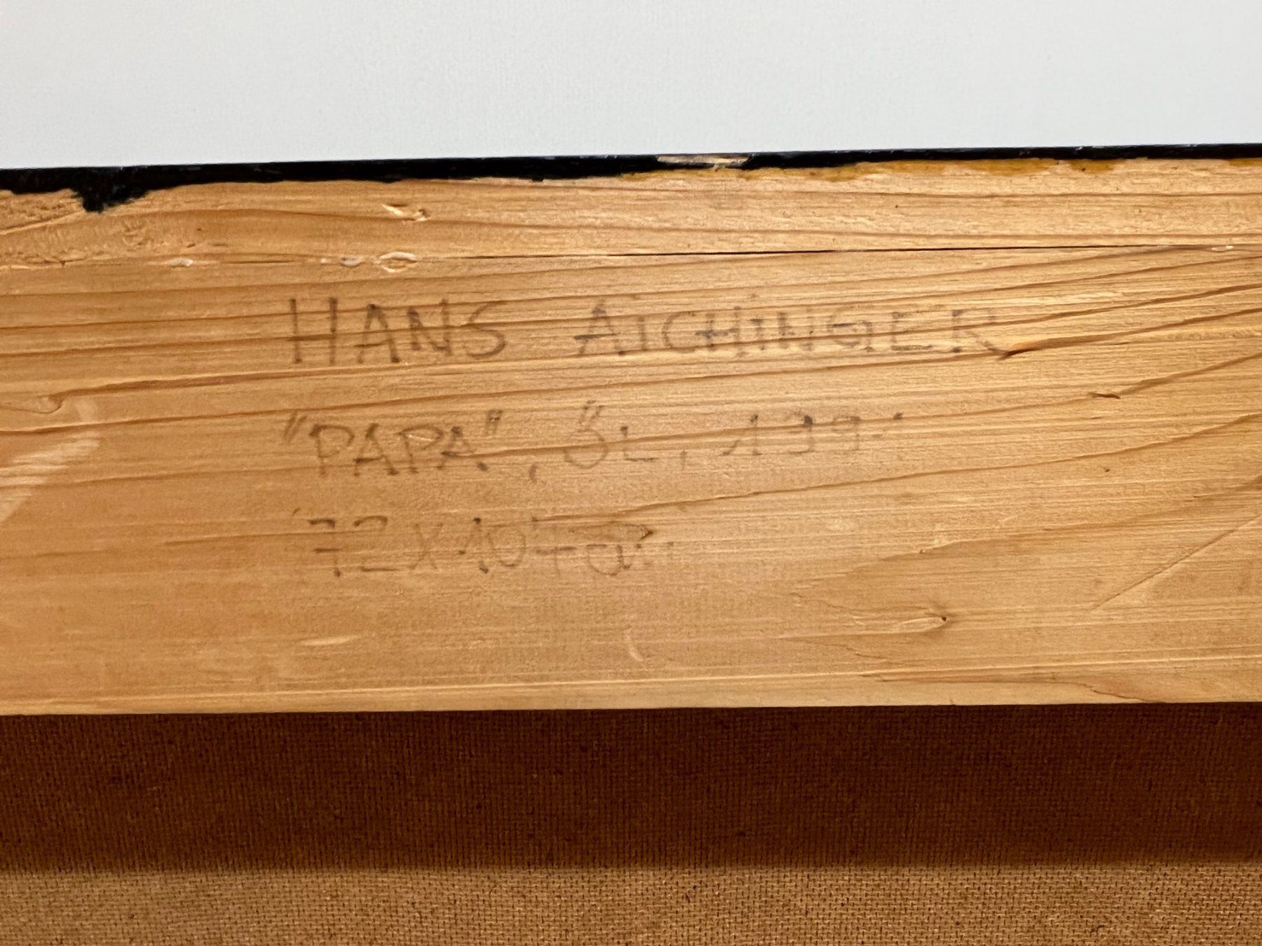 Dipinti: Grand Tableau signé Hans Aichinger 1991 – Usato da Morges venduto da Audemars07 6