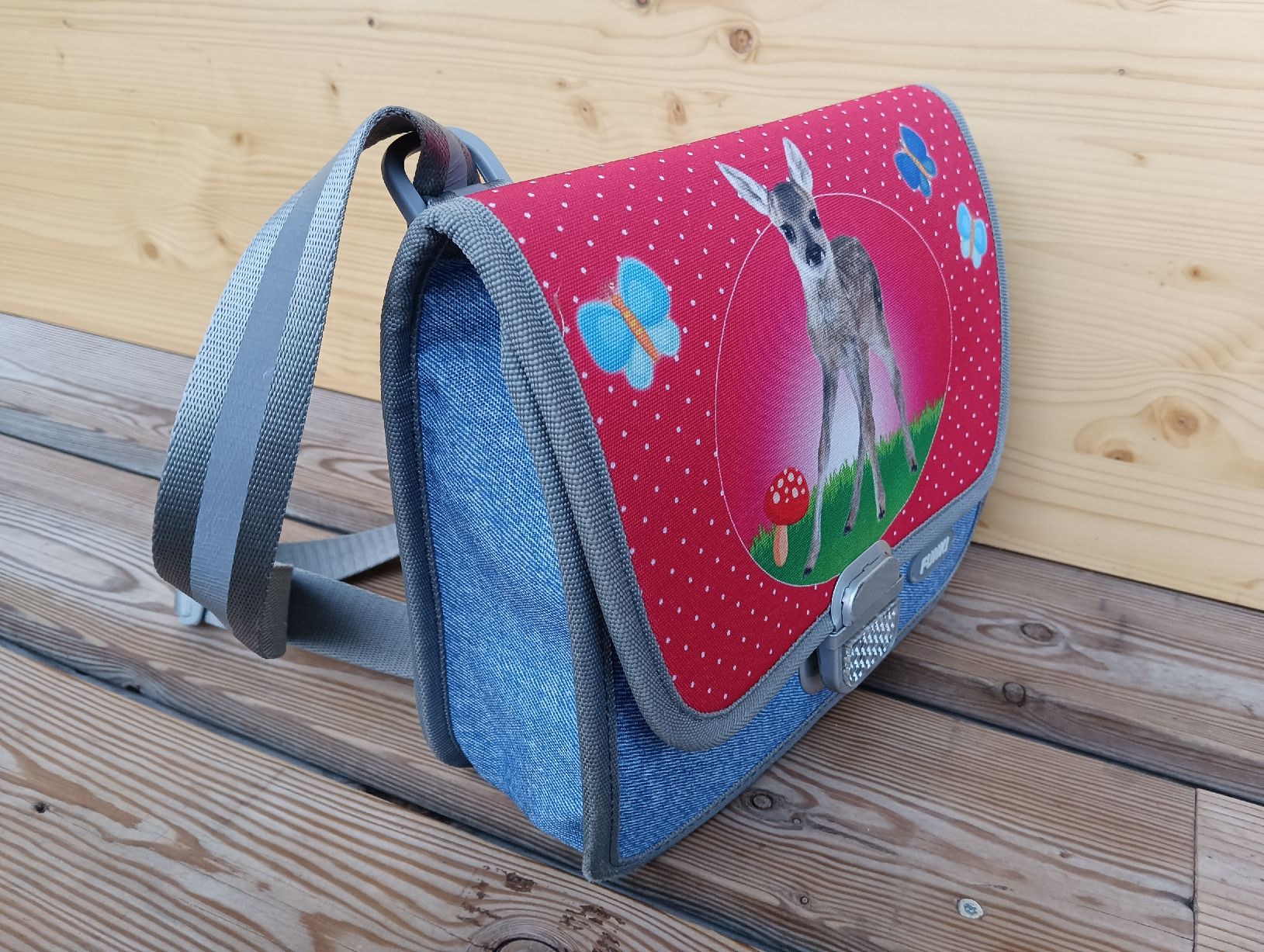 Borse & Zaini: FUNKI Kindergartentasche mit Rehkitz – Usato da Densbüren venduto da H-76 3
