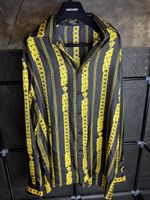 Versace Hemd Schwarz Gold