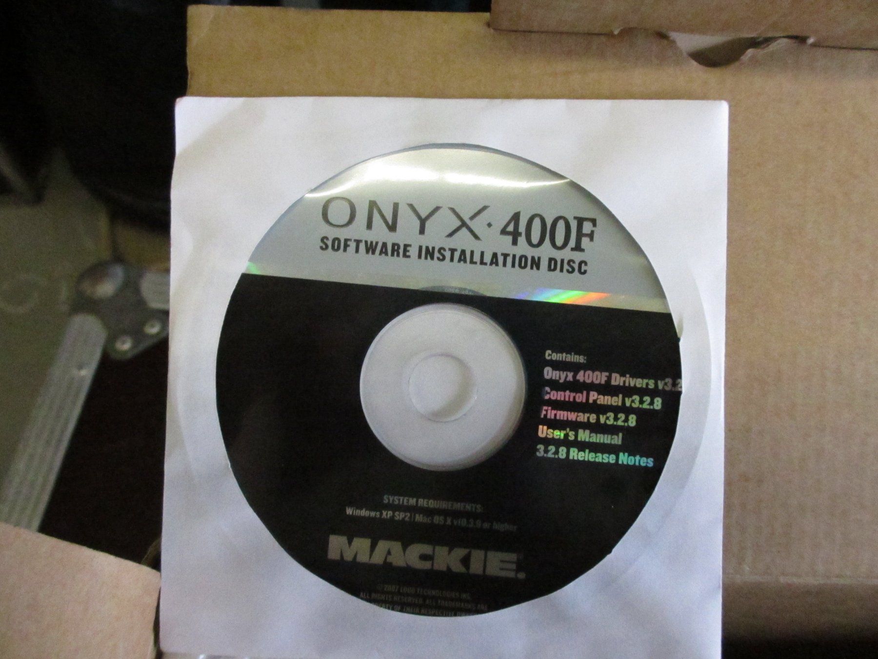 Mackie Attrezzatura per studi di registrazione: Mackie Onyx 400F Audio Interface - Neu & OVP – Nuovo e nell'imballaggio originale da Lyssach venduto da LeuSound 4