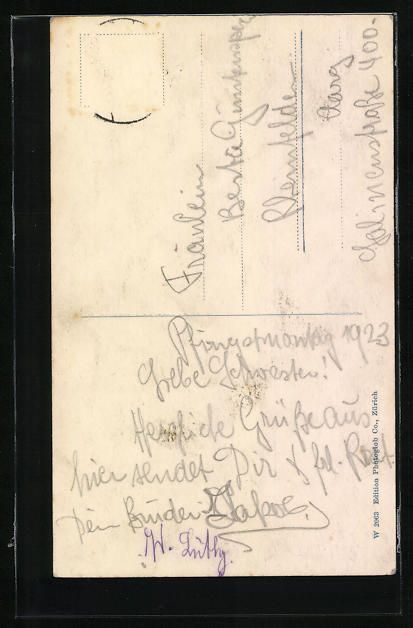 Cartoline postali: AK Rapperswil, Blick auf Rathaus – Usato da Berlin venduto da bartko-reher 1