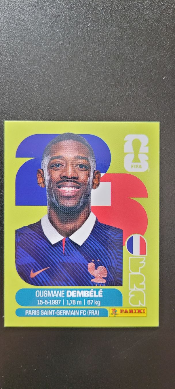 Panini Carte collezionabili: Panini World Cup 2026 - Ousmane Dembélé – Nuovo (secondo la descrizione) da St-Maurice venduto da happy.family