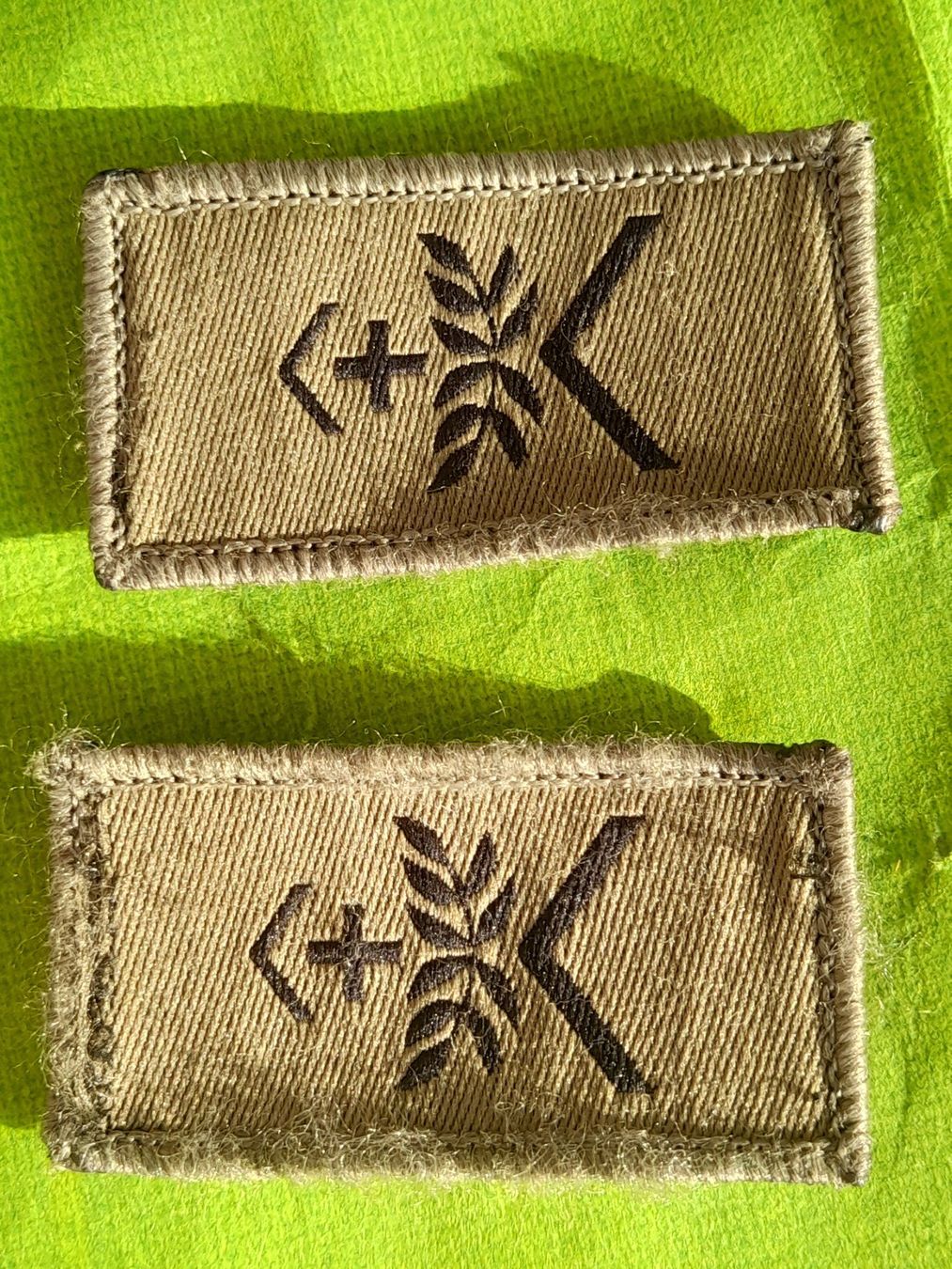 Schweizer Armee Plaketten & Abzeichen: Klettabzeichen Wachtmeister – Gebraucht aus Aeschi b.Spiez von 52_wochen 1
