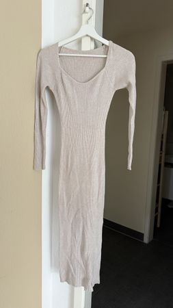 Kleid Beige, Grösse S