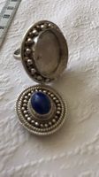 Alter tibetischer Silber-Ring 925, mit Stein aus Lhasa/Tibet