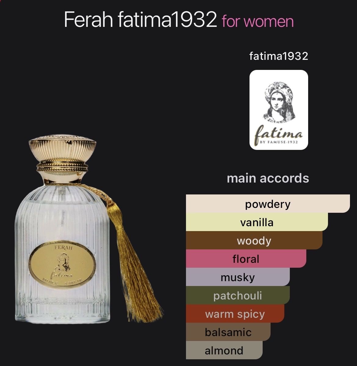 Profumi & Eau de Toilette: NICHE - EDP 2x by Fatima 1932 – Nuovo e nell'imballaggio originale da Genève venduto da StaceyH 1