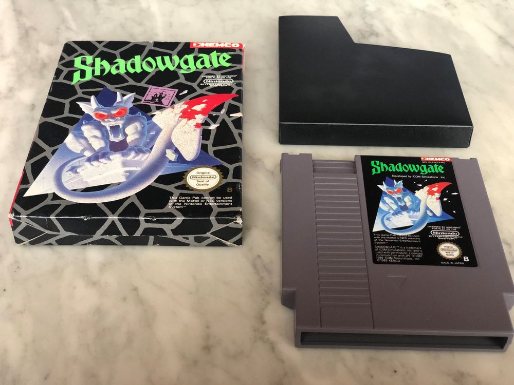 SHADOWGATE SPIEL FÜR NINTENDO NES IN ORIGINALSCHACHTEL (Gebraucht) in ...