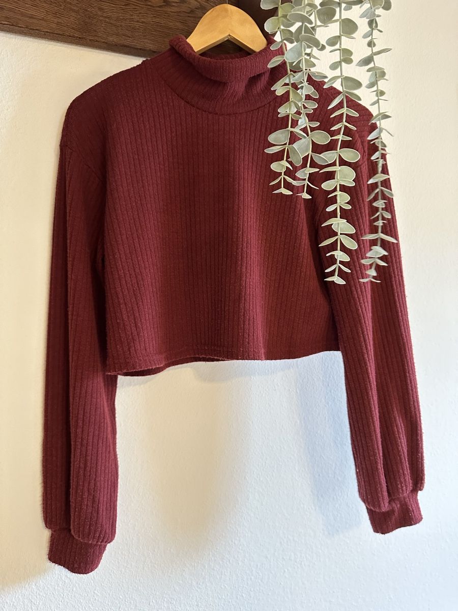 Shein Maglioni & Felpe: Rollkragenpullover von Shein Rot – Nuovo (secondo la descrizione) da Oberwil BL venduto da viviii.mz 2
