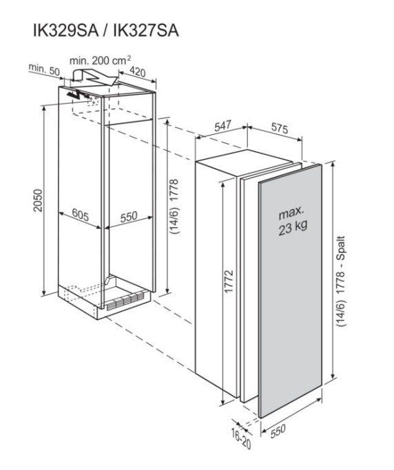 Electrolux Frigoriferi: Electrolux Einbau Kühlschrank IK329 SAL – Nuovo (secondo la descrizione) da Wangen an der Aare venduto da Haushalt-Outlet 2