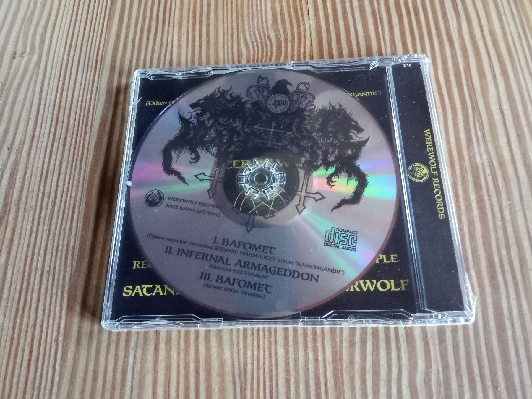 CD: Satanic W.-Bafomet CD Single 2022 Black Metal – Nuovo e nell'imballaggio originale da Brienz BE venduto da INTERNALFIRE 1