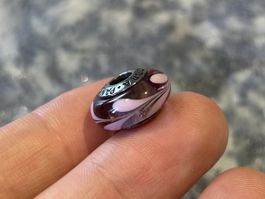 Pandora Muranoglas Charm Lila Muster 💖 Original & RETIRED!