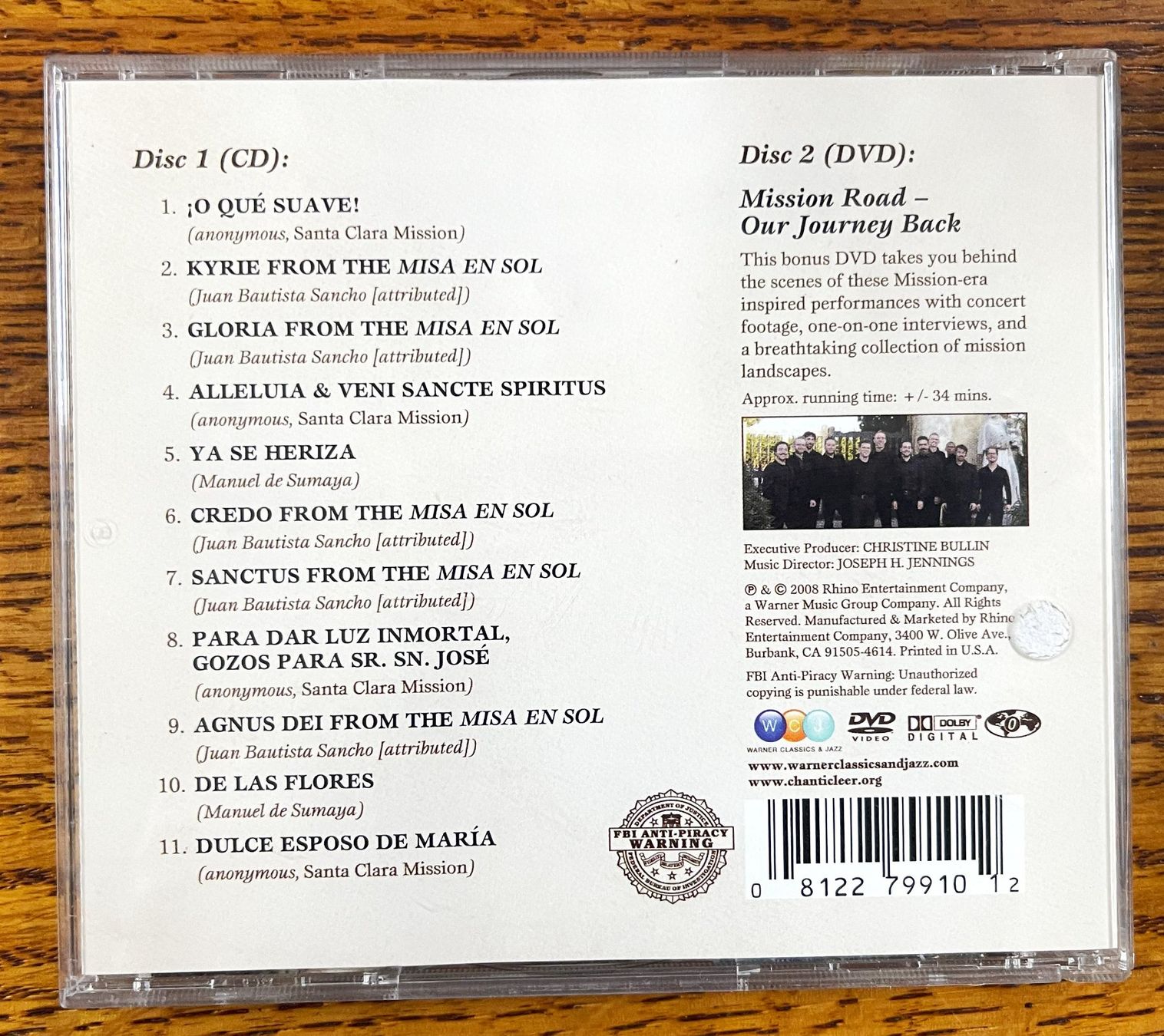 CD: CHANTICLEER: Mission Road CD – Usato da Oftringen venduto da Vucki 1