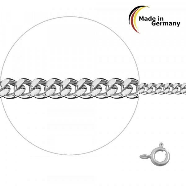 Catenine: 42cm Panzerkette 1.4mm Silber 925 – Nuovo e nell'imballaggio originale da Illnau venduto da underprice 1