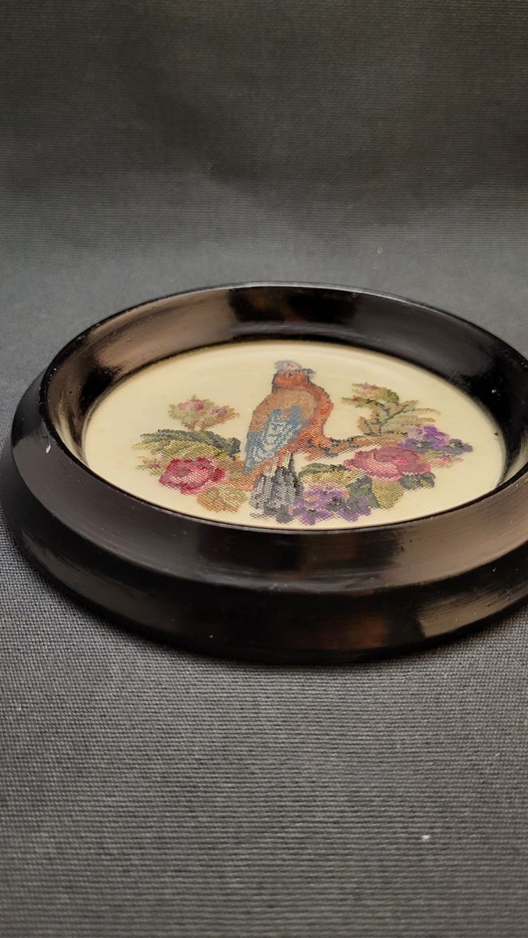 Figuren: Petit Point-Stickerei VOGEL – Gebraucht aus Basel von spinne02 2