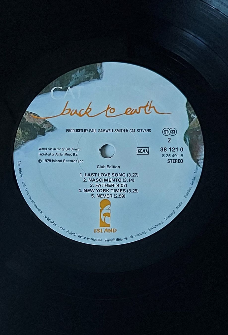 Dischi in vinile: LP - CAT STEVENS - BACK TO THE EARTH – Usato da Steckborn venduto da Quo7 2