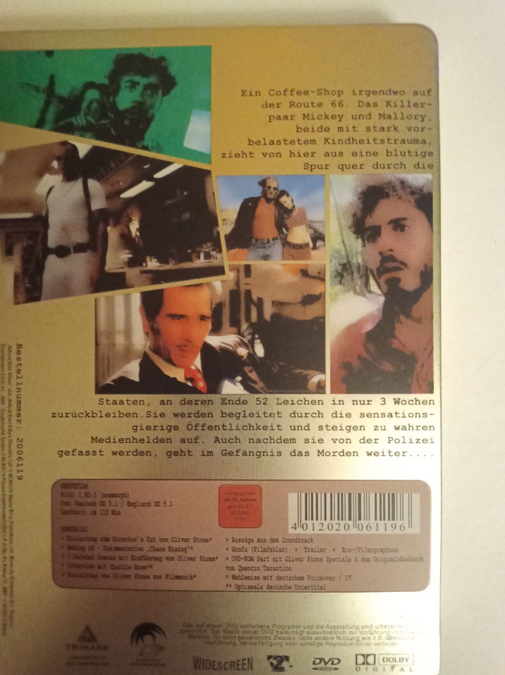 Tutti i DVDs: Natural Born Killers DVD Director's Cut – Usato da Tann venduto da Veebee6 1