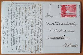 Aushilfsstempel Schönried 1956