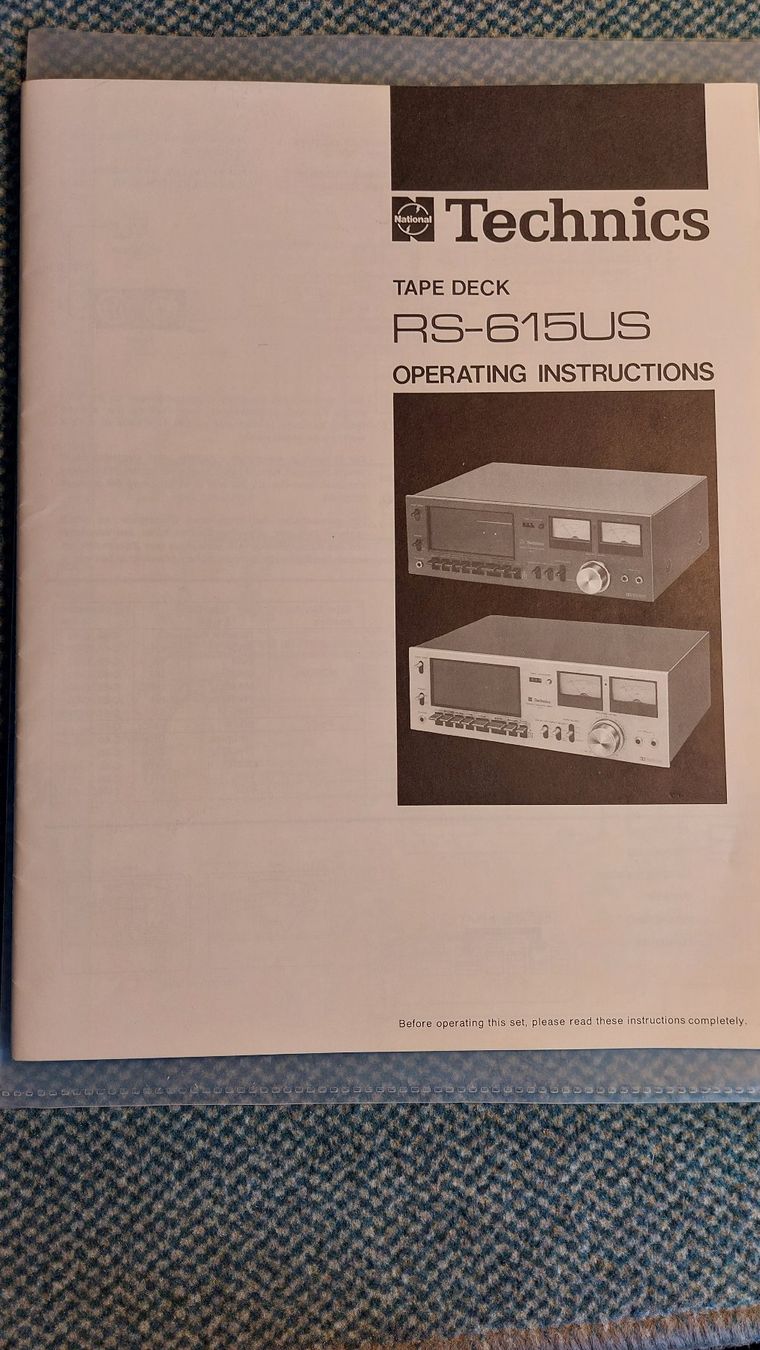 Technics Aufnahmegeräte: TAPEDECK TECHNICS-RS615-US           (Defekt) – Gebraucht aus Rickenbach LU von ahaifisch 8