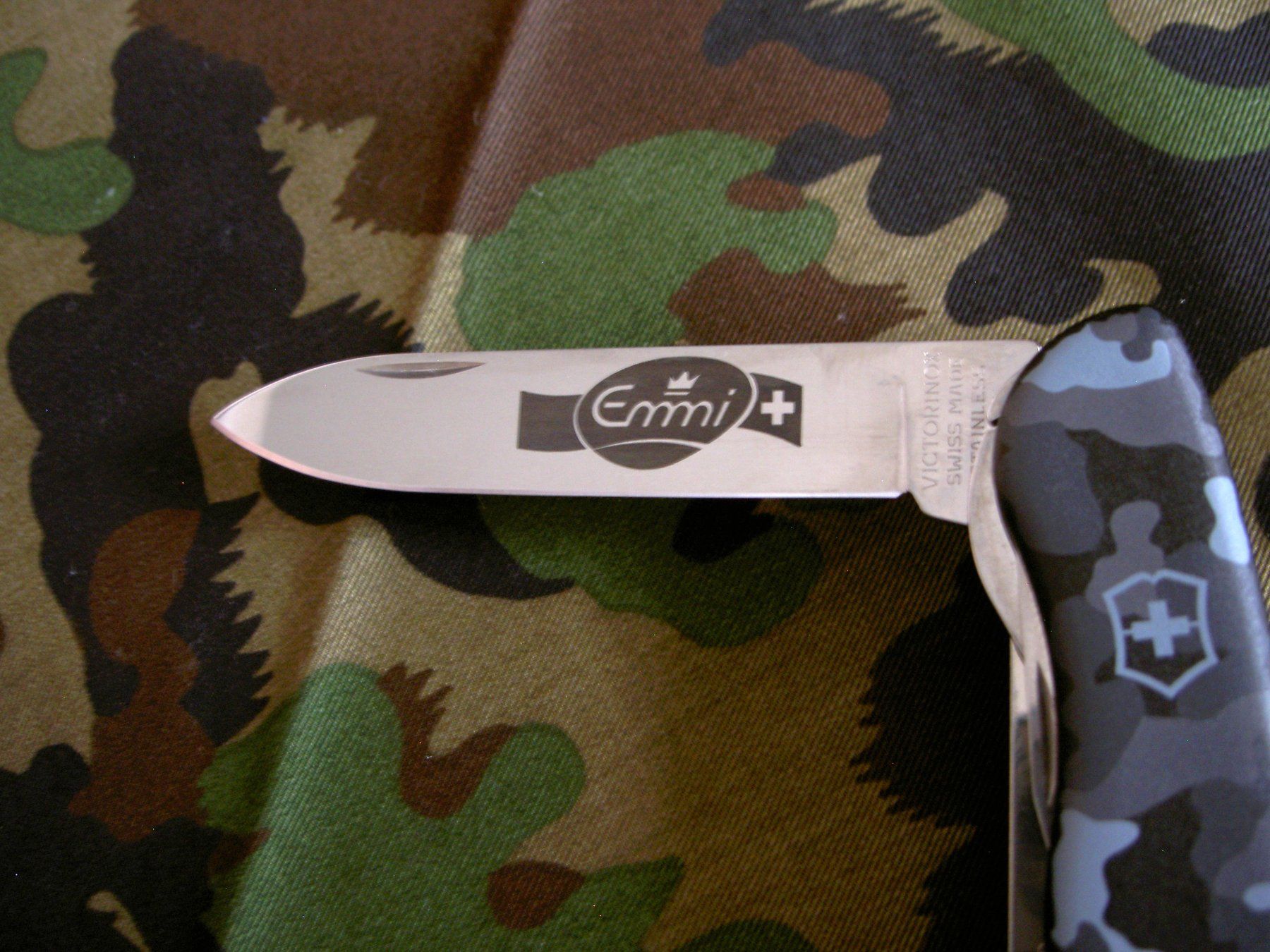 Victorinox Coltelli tascabile: Gr. Sackmesser Victorinox -Work Champ- Klingenätzung "EMMI" – Nuovo e nell'imballaggio originale da Schafisheim venduto da reno007 5