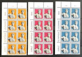 1944 Olympisches Komitee 8er Block ** mit Eckrand