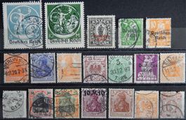 Deutsches Reich Lot mit alten Werten I