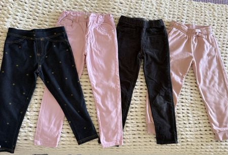 Lot de 4 pantalons fille – taille 110 cm