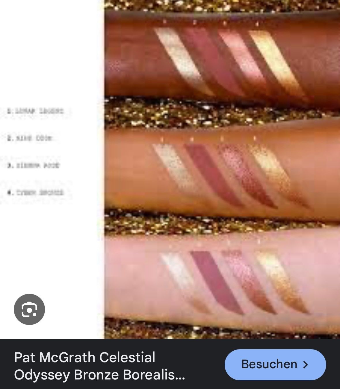 Pat McGrath Labs Make-up: Pat McGRATH LABS  Celestial Odyssey LuxeQuad:Bronze Borealis – Nuovo e nell'imballaggio originale da Zürich venduto da deruja 5