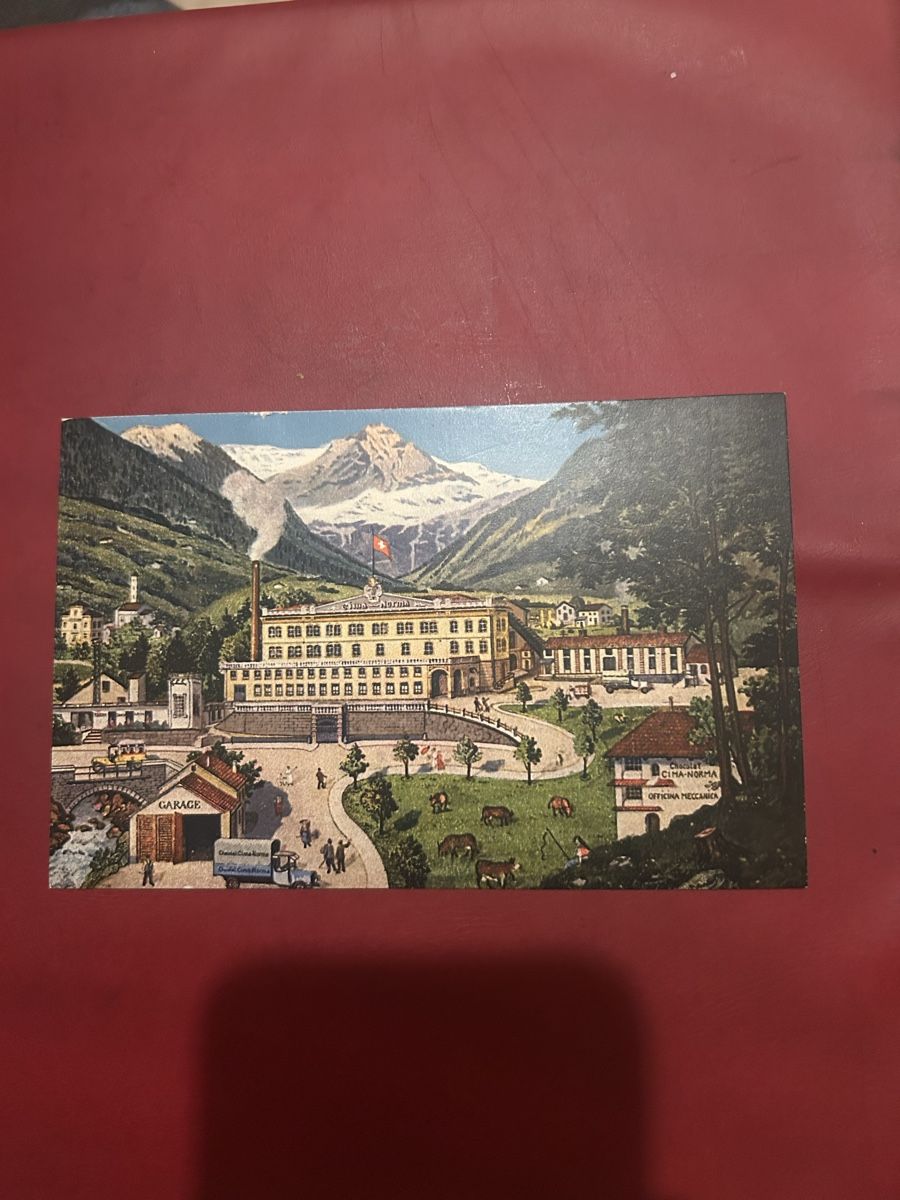 Cartoline postali: Chocolat Cima SA Dangio – Usato da Breganzona venduto da Milesbo
