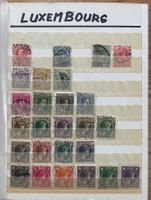 Luxembourg - interessante Sammlung, s. Abbildungen ab 1908