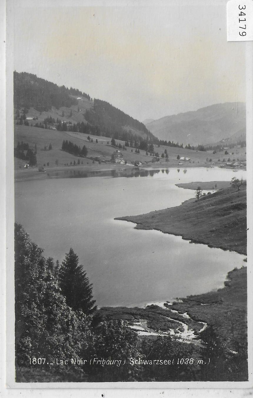 Cartoline postali: Lac Noir FR - Schwarzsee – Usato da Ettingen venduto da Kartenplanet