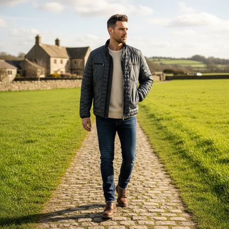 Steppjacke Herren – Charles Vögele – Grösse ca. L